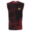 red round neck sleeveless t-shirts with red and black color from best manufacturer