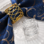 Wire Loop Napkin Ring Loop Napkin Ring Silk Cloth Ring Napkin Buckle Gold Cross Border Spot Wedding Metal Stainless Steel