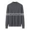 Luxury Pure 100% Cashmere Sweater Knitted in Solid Color with Crew Neck Casual Style and Front Logo for Winter