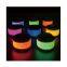 Promotion wholesale night running light custom LED slap bracelet