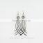 Fish Bone Pendant Fashion Earring,New Crystal Top Design Earring