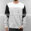 2016 OEM Custom Mens Zip Color Block Sweatshirts