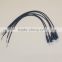 Nickel Plating 2.5mm stereo plug male audio cable