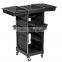 RC10022 Hair Salon Rolling Cart Utility lockable Trolley