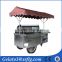 electric type ice cream cart with wheels/food kiosk with beverage machine