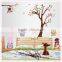 Removable PVC Wall Sticker Monkey Owl Animals Tree Vinyl Wall Decal Stickers Kids Room