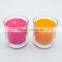 Multi-colored aroma natural candle,scented soy candle