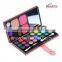 Private label make up set, handy combo makeup palette, shading powder / blusher / lippie / eyeshadow with mirror cosmetic kit