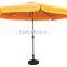 10 Feet Patio Tilt Umbrella Orange Crank Market Aluminium Outdoor Canopy