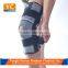 Adjustable neoprene knee protective patellar tendon support strap open hole in the knee