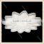 Factory Supply 2016 Hottest Design led ceiling flush, Lutos shape Crystal Ceiling Light For Villa for temple