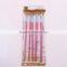 Wholesale 5pcs Set Fan Shape Red Wooden Handle Artsit Paint Brush In Stock