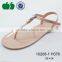 Trendy summer new flat diamond lady fashion durable pvc sandals