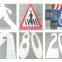 Road safety adhesive warning tape yellow reflective marking tape