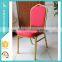 Hotel stacking banquet chair / gold banquet chair