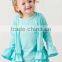 China OEM Knit Pink cotton ruffled cardigan long sleeves children cardigan