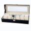6 Slot Wooden Watch Display Box With Lock Free Shipping.