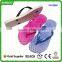 lady PVC flip flop slippers customised for summer