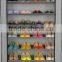 Space saving covered shoe rack closet organizer