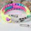 2016 Hot Custom Good Quality Paracord Bracelet Rainbow Bracelet