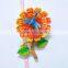 5 inch Plastic Peony Flowers Refrigerator Magnet