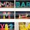 Luminous letters / sign letters of mirrored stainless steel/acrylic punching lighted word/channel letters door sign