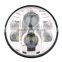 High power led car headlight 7" Round LED Head lamp 48W Car Led Headlights H4 H13 for Jee-p Wrangler Toyota Harley