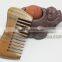 Custom Mini Men Wood Hair Comb