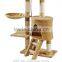 Anji Kaifeng popular small colorful Luxury wooden and sisal Cat Tree ,cat Scratching Post ,cat condo KF8025                        
                                                Quality Choice