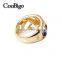 Fashion Jewelry Zinc Alloy Charming Rhinestone Ring Women Party Show Gift Dresses Apparel Promotion Accessories