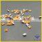 Square Pointed Back 4*4mm White Glass Crystal Fancy Stones for Diy Design Decoration