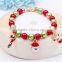 holiday jewelry High quality pearl multicolor beads charms bracelets forChristmas