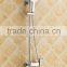 brass square hard tube shower mixer set/wall mounted bath shower faucet