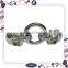 double brass skeleton clasp for jewelry making