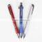 Multicolored twist gift ballpoint metal pen for high school student