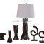 Hotel Decorative poly set 6 accessory and lamp group with UL