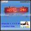 Red color RF wireless communication P10-16x96 outdoor advertising LED display screen