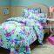 Disperse printing king luxury comforter set