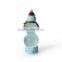 Customized Cute Polyresin Snowman Christmas Glass Snow Water Ball Decoration Resin Unique Shape Snowman Snow Globe