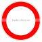 Reflective adhesive Turn left traffic sign