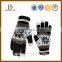 Wholesale Custom Smart design Winter Warm Black cotton knitted gloves
