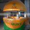 2016 factory direct whole sale mobile food carts for sale, hand made fiberglass kiosk