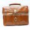 Hot sell briefcase vintage men briefcase brown business briefcase