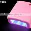 36 watt pink and white UV gel lamp gel curing nail dryer UV lamp