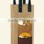 hot sale protective cotton tote canvas 6 bottle wine bag