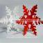 Customized size and shape plexiglass snowflakes, large hanging snowflake