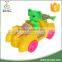 Pull along cartoon small plastic toy car