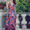 2016 Bohemian Floral Print Maxi Dress For Easy Life