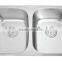 50/50 Double Bowls Stainless Steel Undermount sink