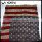 Wentou American Flag Printed Voile Wrap Shawls Scarf